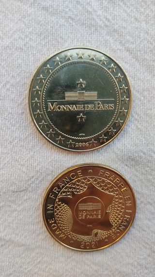 Lote Monedas N° 10 y 21 original Disneyland París
