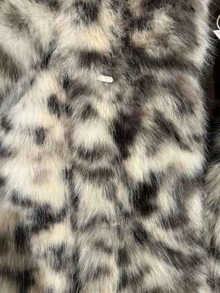 Abrigo efecto pelo Zara ZW Collection