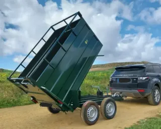 REMOLQUE BACULANTE DOBLE EJE Y FRENO