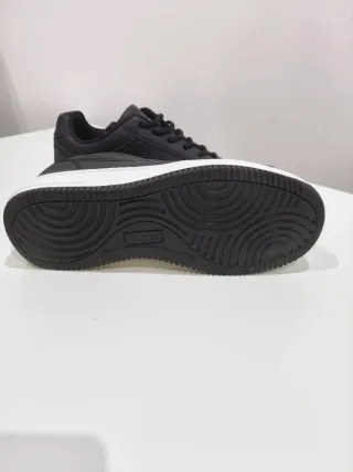 Zapatillas Kappa Mujer Talla 39 Negras Blancas