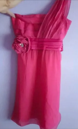 Vestido fiesta mujer rosa