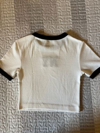 Camiseta Zara NY Crop Top