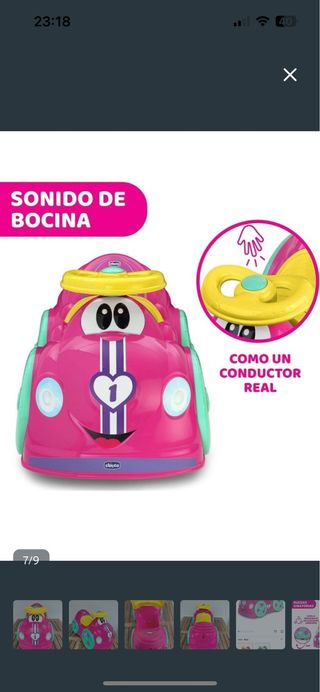 Correpasillos Chicco Rosa y Amarillo