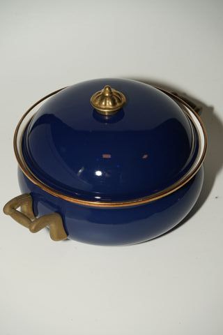 Set Pentole Smaltate Blu Vintage