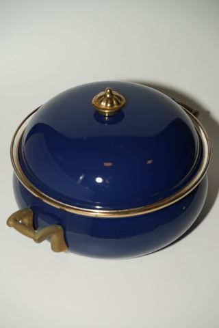 Set Pentole Smaltate Blu Vintage