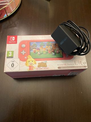 Nintendo Switch Lite Ed. Animal Crossing Rosa