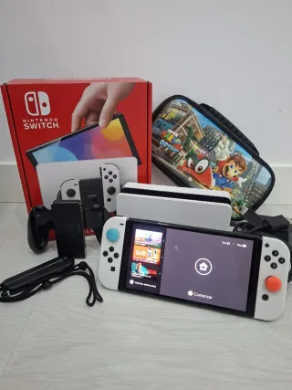 Nintendo Switch Blanca Completa