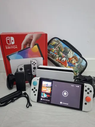 Nintendo Switch Blanca Completa