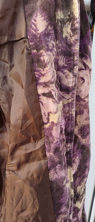 Cappottino Motivi floreale viola taglia 46