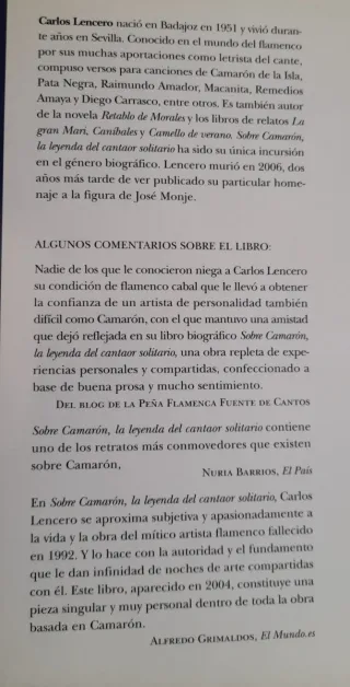 Sobre Camarón: la leyenda del cantaor solitario