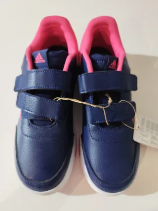 Zapatillas Adidas azul y rosa