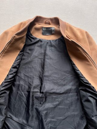 Bomber ASOS efecto ante camel Talla M