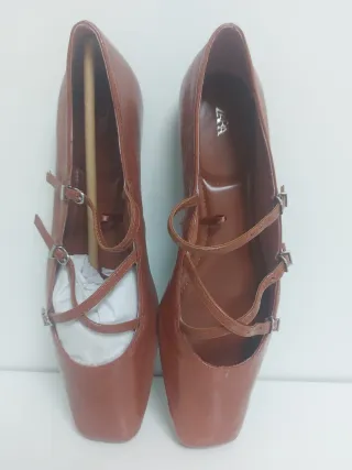 Bailarinas Zara Marrones Talla 39