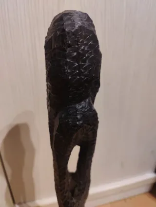 Escultura Afrocubana tallada a mano 45cm