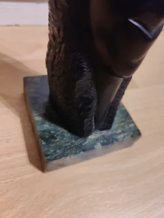 Escultura Afrocubana tallada a mano 45cm