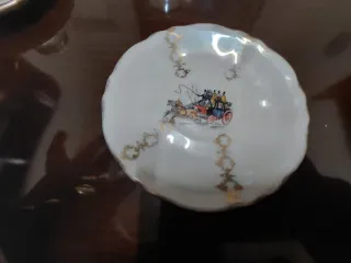 Servizio 12 tazzine caffè porcellana oro