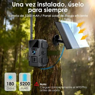 Cámara Celular 4G WOLFANG WT07 Pro