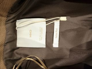 Abrigo lana Manteco con cinturón