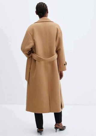 Abrigo lana Manteco con cinturón