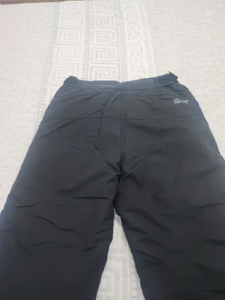 Pantalón de esquí infantil negro talla 12