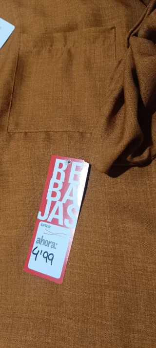 Camisa Talla Única con Etiqueta