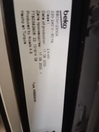 Horno Compacto Beko BBCM12300X Multifunción 48L