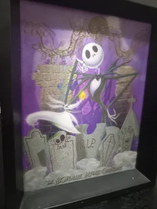 Cuadro 3D Pesadilla antes de Navidad