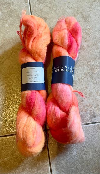 Madejas de lana alpaca