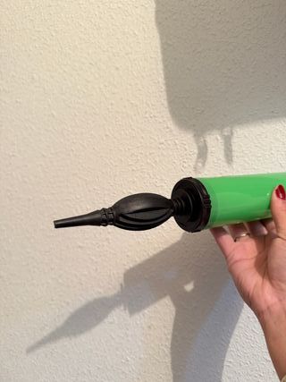 Inflador de globos verde