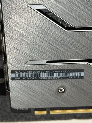 RTX 2080 SUPER MSI GAMING TRIO