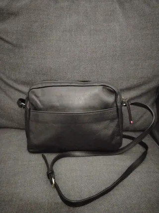 Bolso Tous piel natural Negro con Tachuelas Rosas