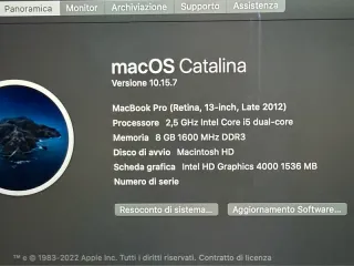 MacBook Pro Retina 13" 2012