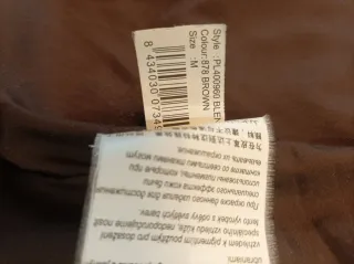 Chaqueta de piel Pepe Jeans marrón