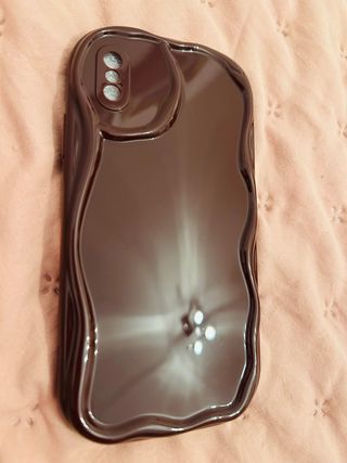 Custodia Marrone Cioccolato per iPhone X/XS