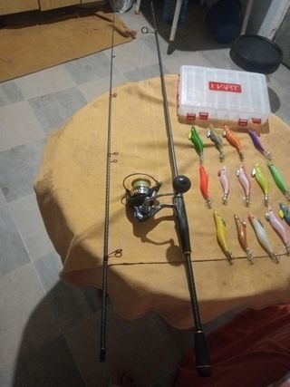 Lote 15 señuelos calamar pesca