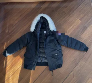 Giubbotto Goose nero taglia S