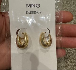 Pendientes dorados aro