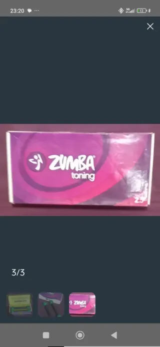 Par de Pesas Zumba Toning de 0.5kg cada una