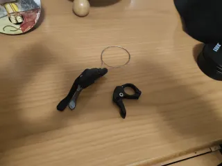 Pulsador cambio y tija MTB