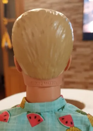 Ken Rubio Camisa Frutas y Shorts Rosas