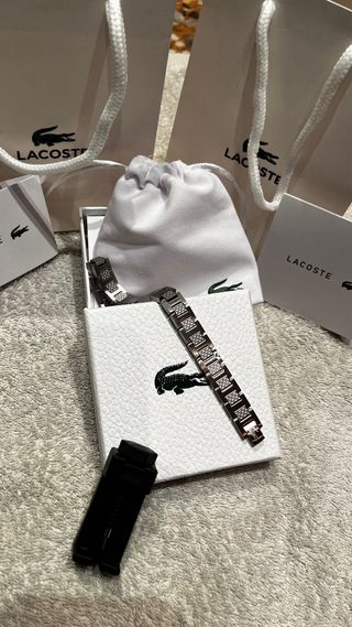 Pulsera Lacoste Plata