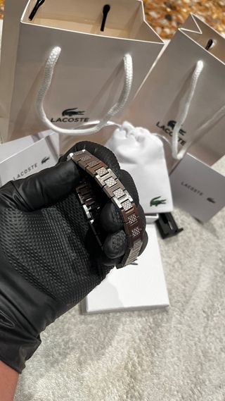 Pulsera Lacoste Plata