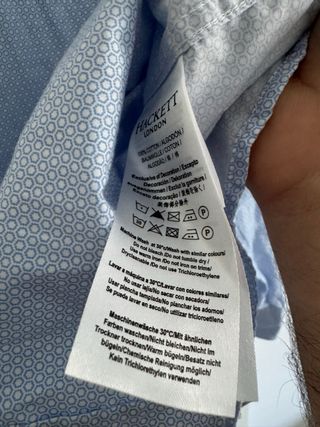 Camisa Hackett London Azul