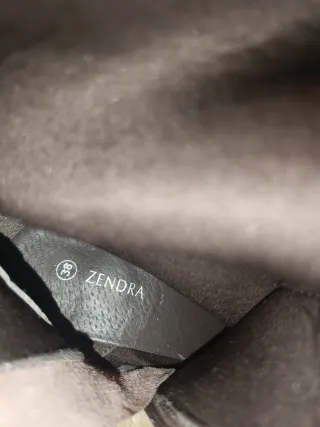 Botas de piel marrones Talla 38.