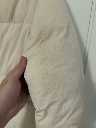 Abrigo Acolchado Zara Beige | Talla M | Como Nuevo