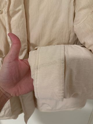 Abrigo Acolchado Zara Beige | Talla M | Como Nuevo
