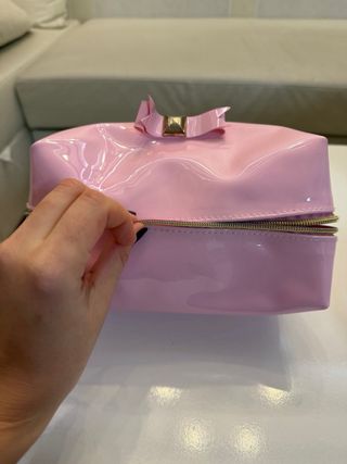 Neceser rosa impermeable