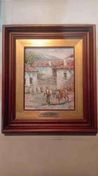 Cuadro Lopez Canito Pintura Original