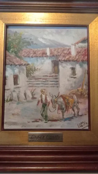 Cuadro Lopez Canito Pintura Original