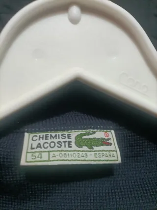 Cárdigan Lacoste Azul Talla XL